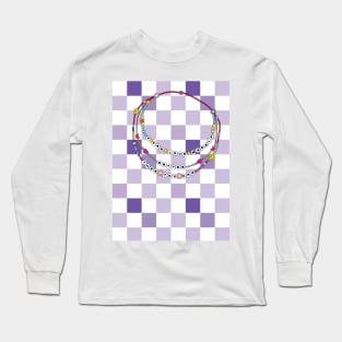 Y2K Purple Necklace I Can Love Myself Better Than You Can Long Sleeve T-Shirt